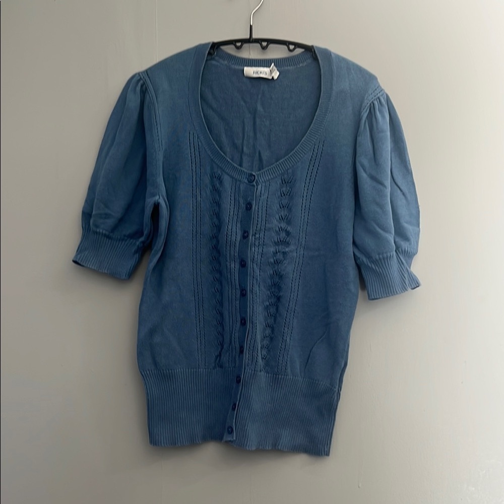 Ricki’s Medium Blue Button-Up Women's Top